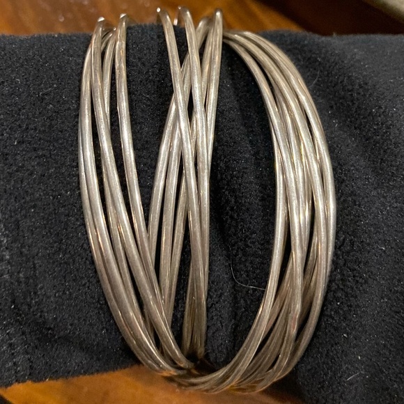 Silpada 21 Bangle Salute sterling silver bracelet set, stamped 925. - Picture 8 of 16